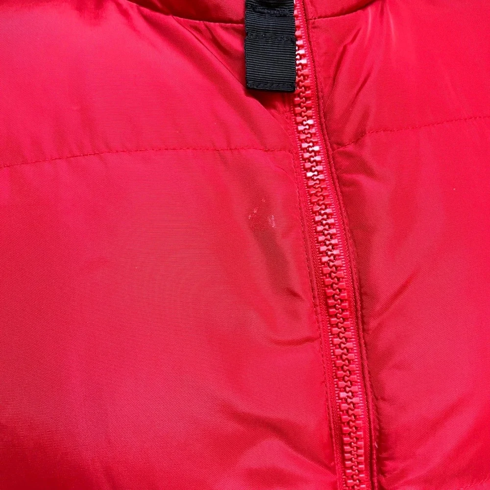 Vintage Eddie Bauer Womens Red Goose Down Puffer Vest‎ Quilted Sz Small WPL 9647